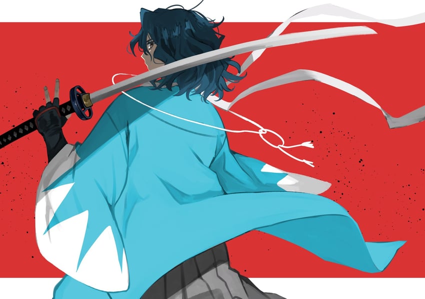 saitou hajime (fate and 1 more) drawn by kimidorix32