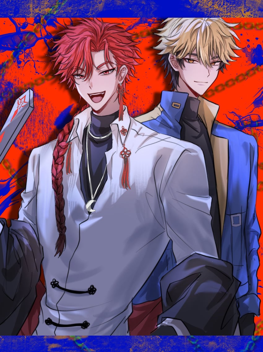 xia fei and xiao weiying (shiguang dailiren) drawn by yuxianchen