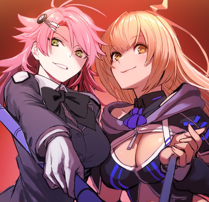 eve and azalea (kuusen otome sky valkyries) drawn by hinomoto_madoka