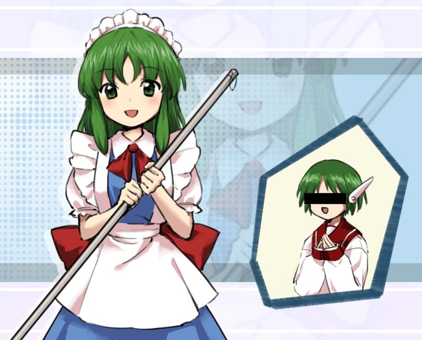 multi and ruukoto (touhou and 2 more) drawn by kaigen_1025