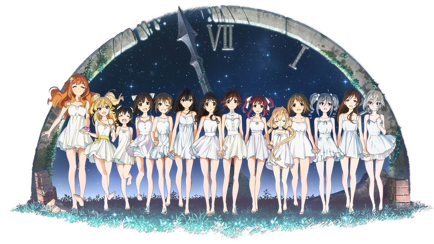 shibuya rin, shimamura uzuki, kanzaki ranko, futaba anzu, nitta minami, and 8 more (idolmaster and 1 more)