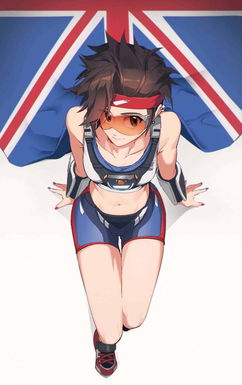 tracer (overwatch and 1 more) drawn by maro_(lij512)