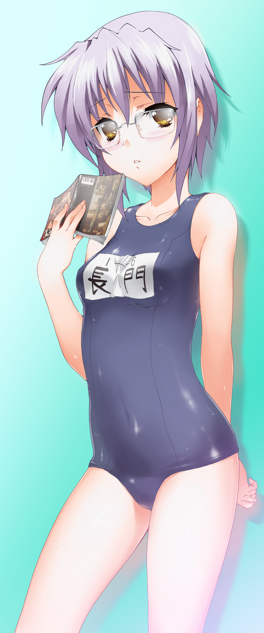 nagato yuki (suzumiya haruhi no yuuutsu) drawn by henshako