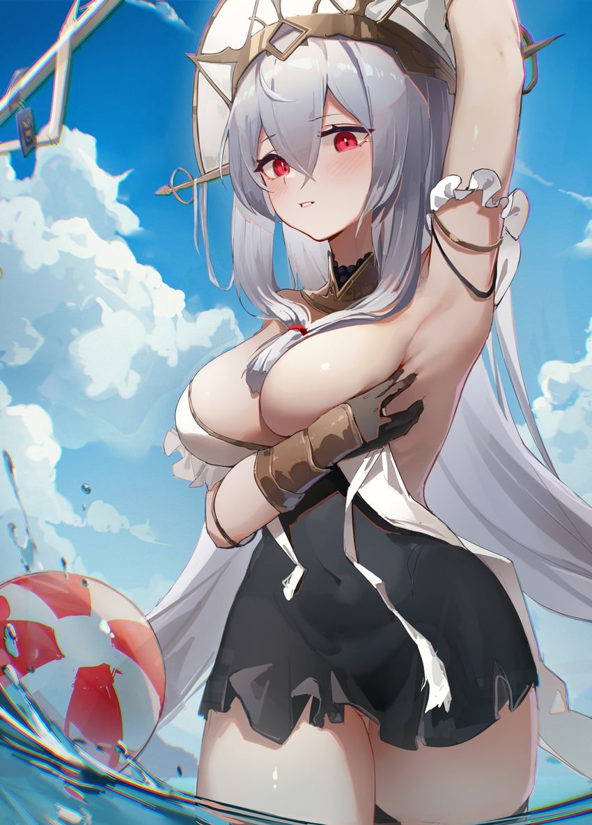 skadi and skadi the corrupting heart (arknights) drawn by zombie_ke