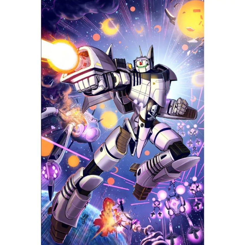 ichijou hikaru, regult, and vf-4 (macross and 2 more) drawn by altercomics-studio