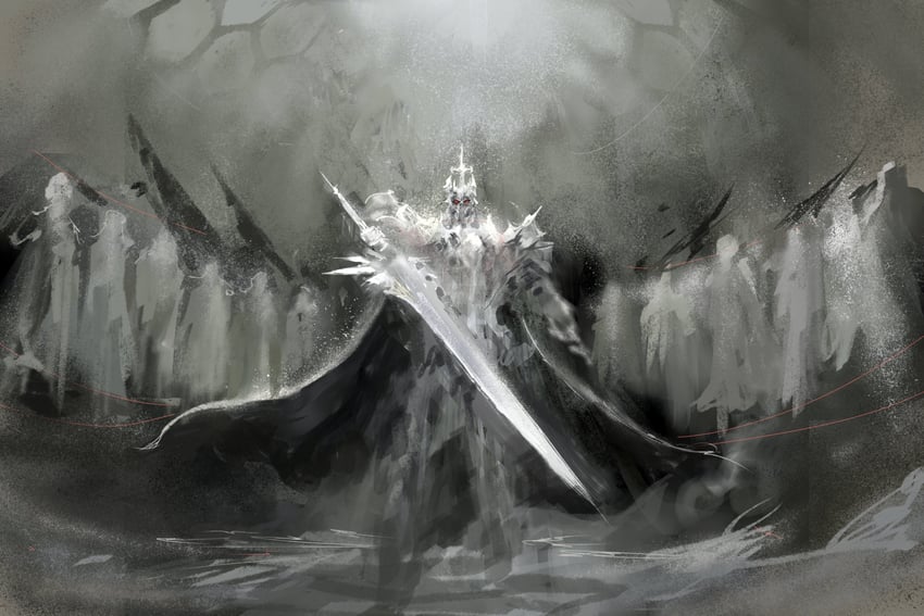 king thordan (final fantasy and 1 more) drawn by arizdigitalart