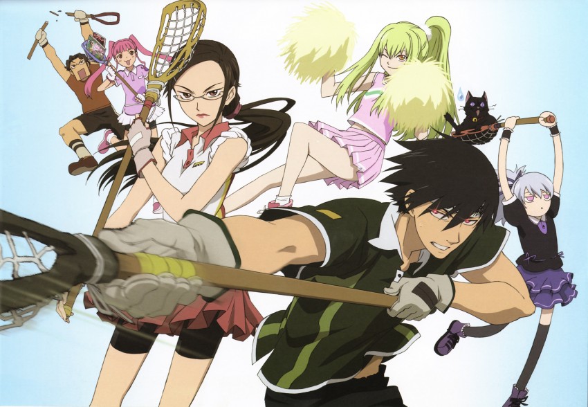 yin, hei, mao, amber, kirihara misaki, and 2 more (darker than black) drawn by yasaki_yuuko