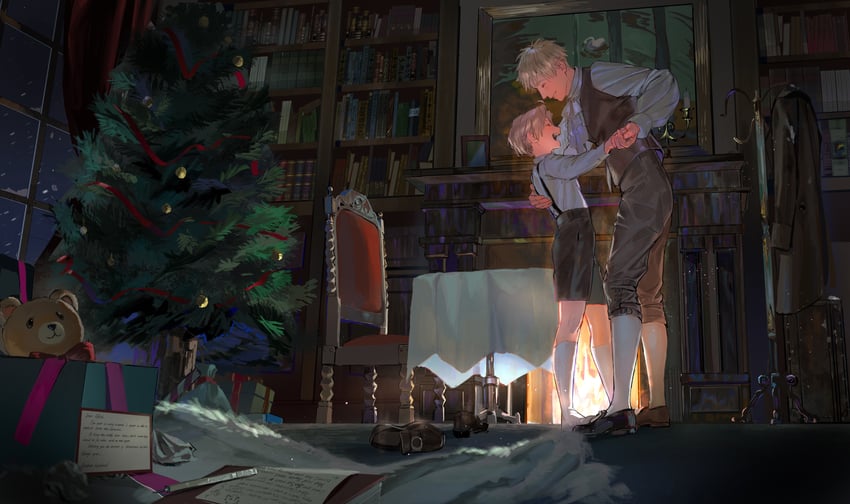 america and united kingdom (axis powers hetalia) drawn by zhongerweiyuan