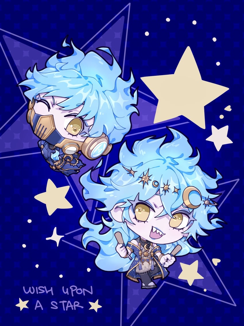 idia shroud and ortho shroud (twisted wonderland) drawn by hoshiyo