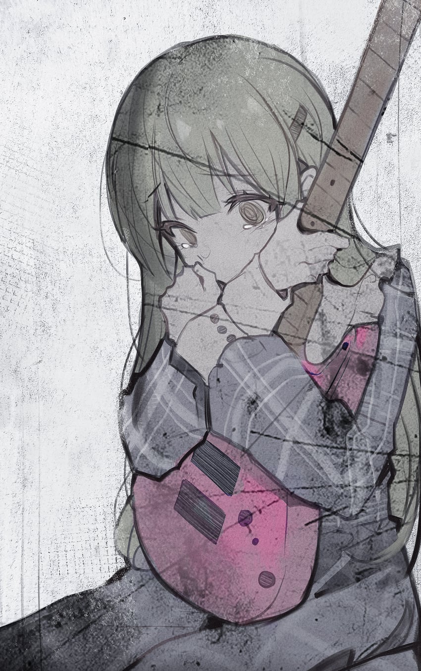 wakaba mutsumi (bang dream! and 1 more) drawn by ajirui