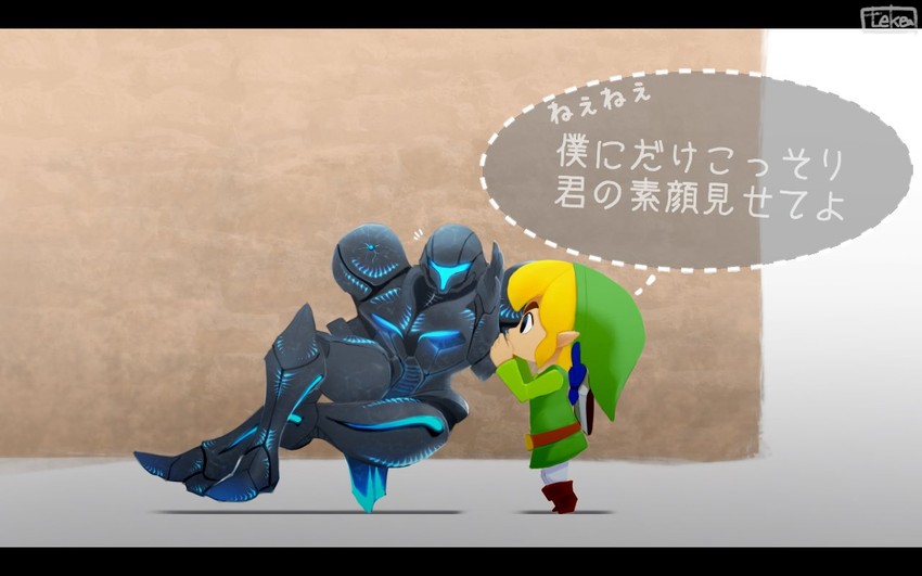 link, toon link, and dark samus (the legend of zelda and 3 more) drawn by teke