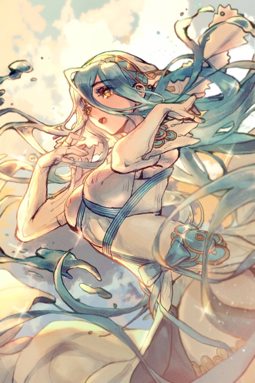 azura (fire emblem and 1 more) drawn by faithom