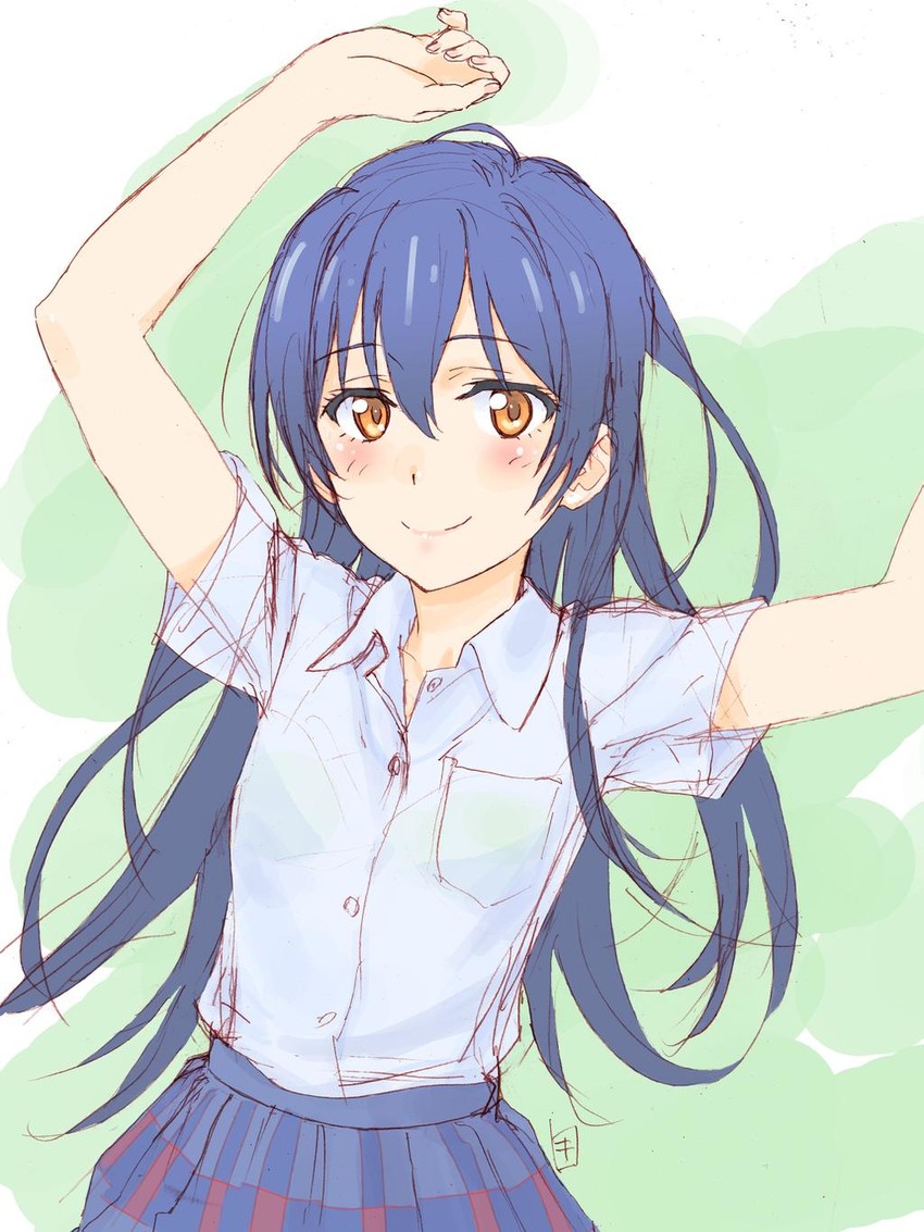 sonoda umi (love live! and 1 more) drawn by tanaka_yuuichi