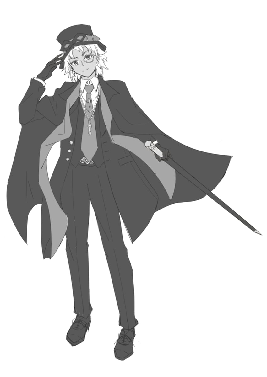 amakusa shirou (fate and 2 more) drawn by just_we