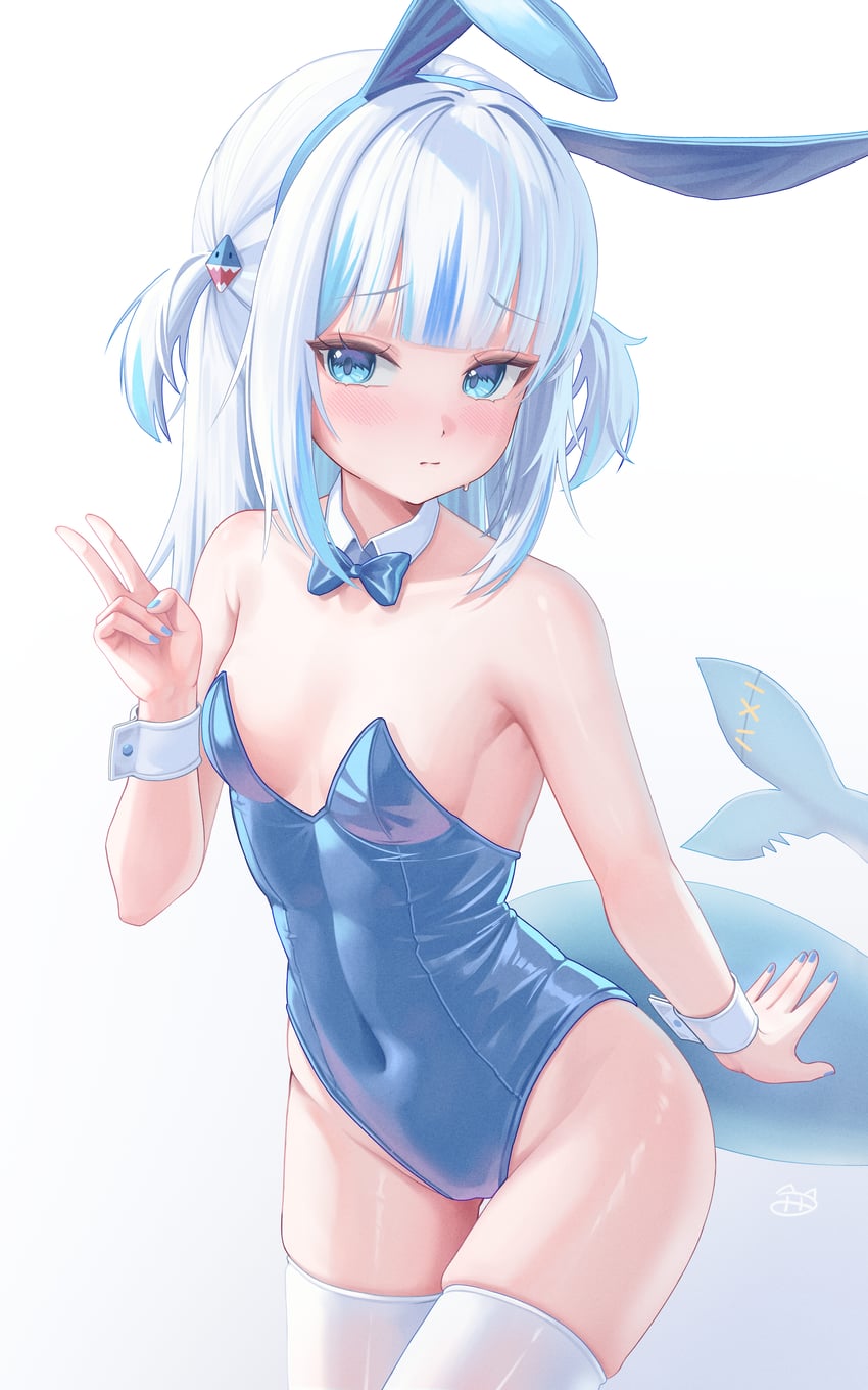 gawr gura (hololive and 1 more) drawn by fpvjoe