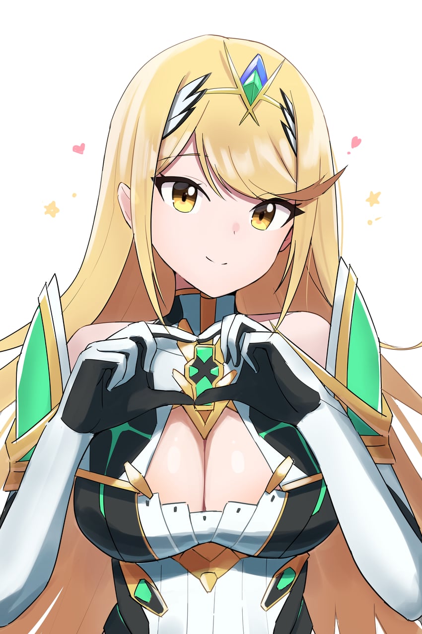 mythra (xenoblade chronicles and 1 more) drawn by oruru63100814