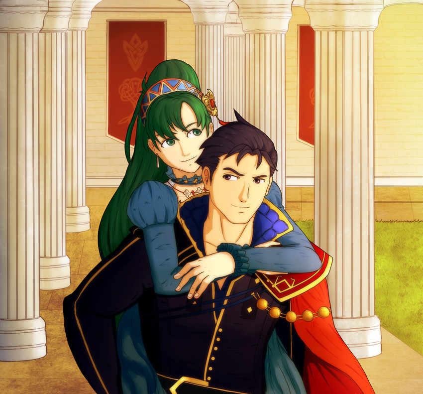 lyn and hector (fire emblem and 2 more) drawn by danblack
