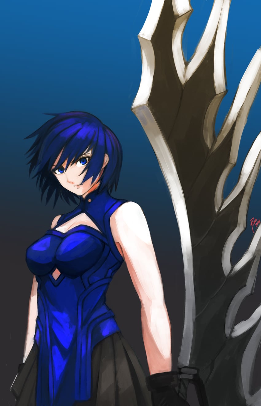 ciel and powered ciel (tsukihime and 2 more) drawn by moedredd