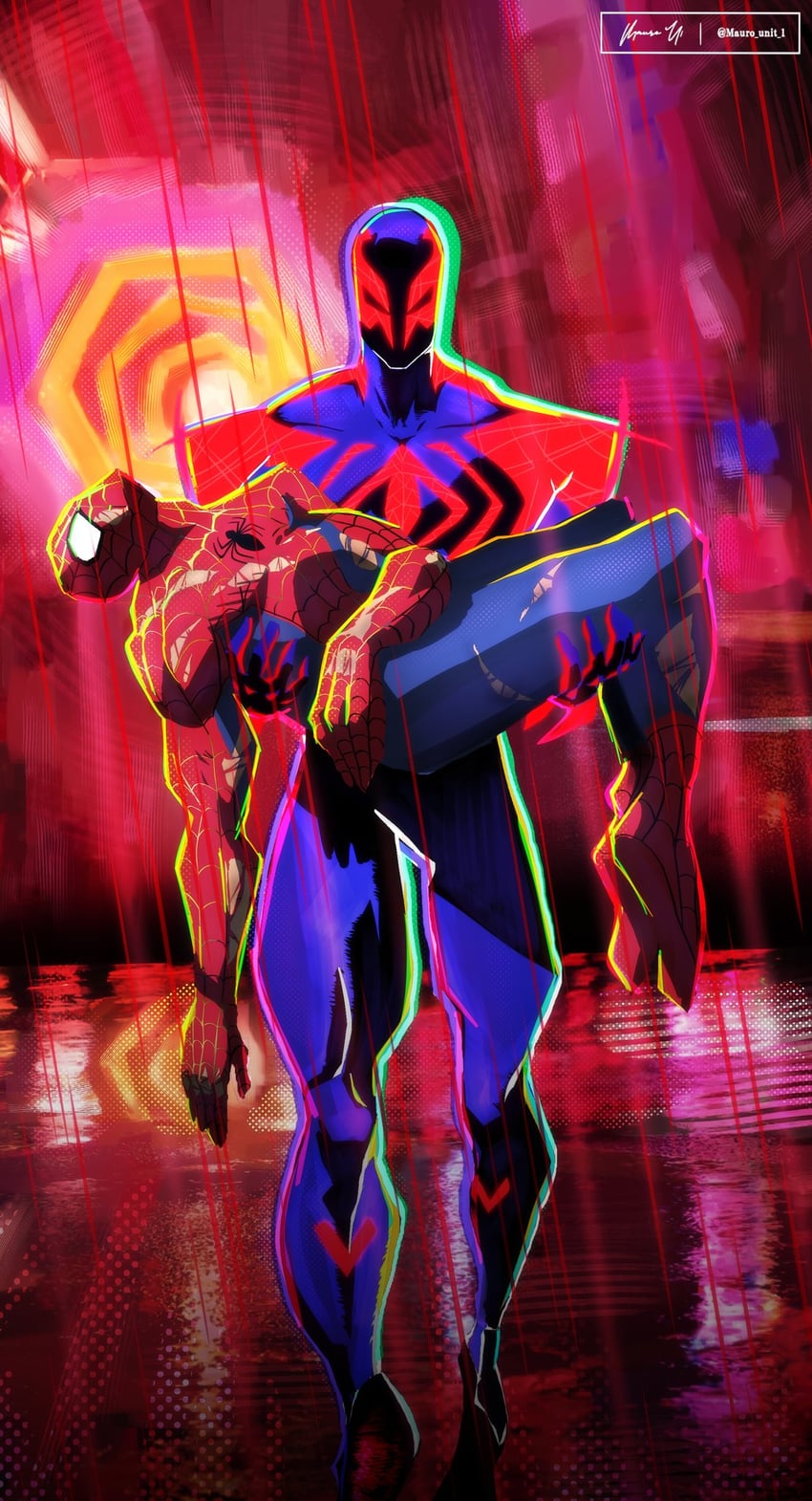 spider-man (marvel and 4 more) drawn by mauro_unit_1