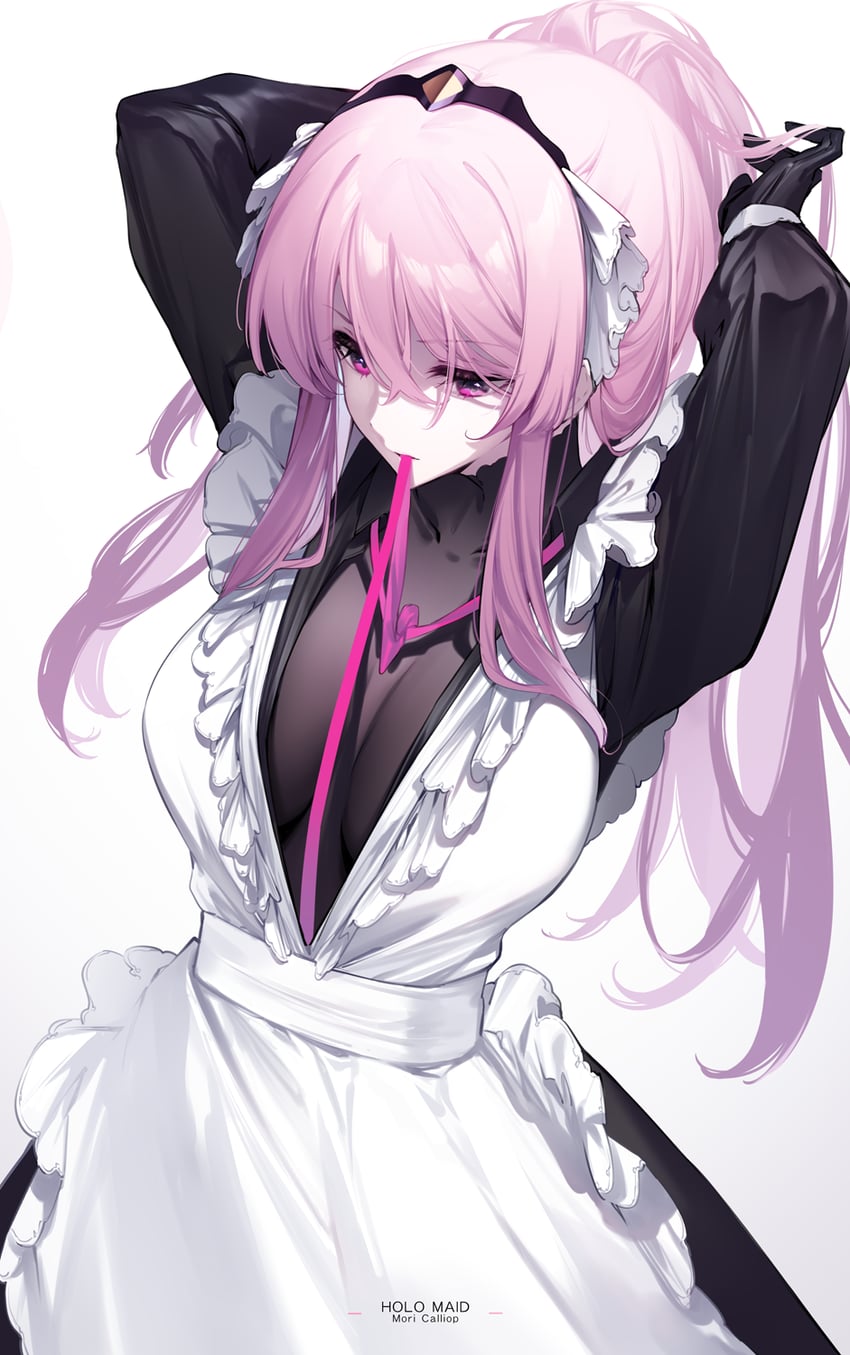 mori calliope (hololive and 1 more) drawn by yaguo