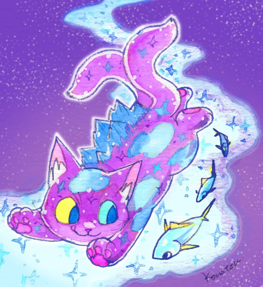 negora (bakeneko kaijuu negora) drawn by konatsu_tunacan