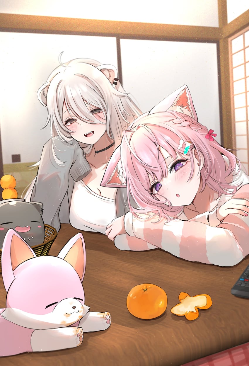 shishiro botan, hakui koyori, ssrb, and kokoro (hololive) drawn by nerorigogo