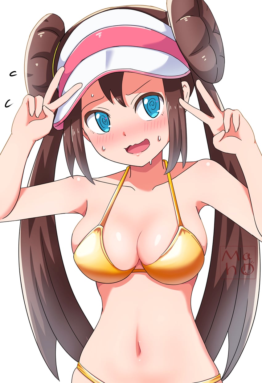 rosa (pokemon and 1 more) drawn by maho_(corotonton5150)