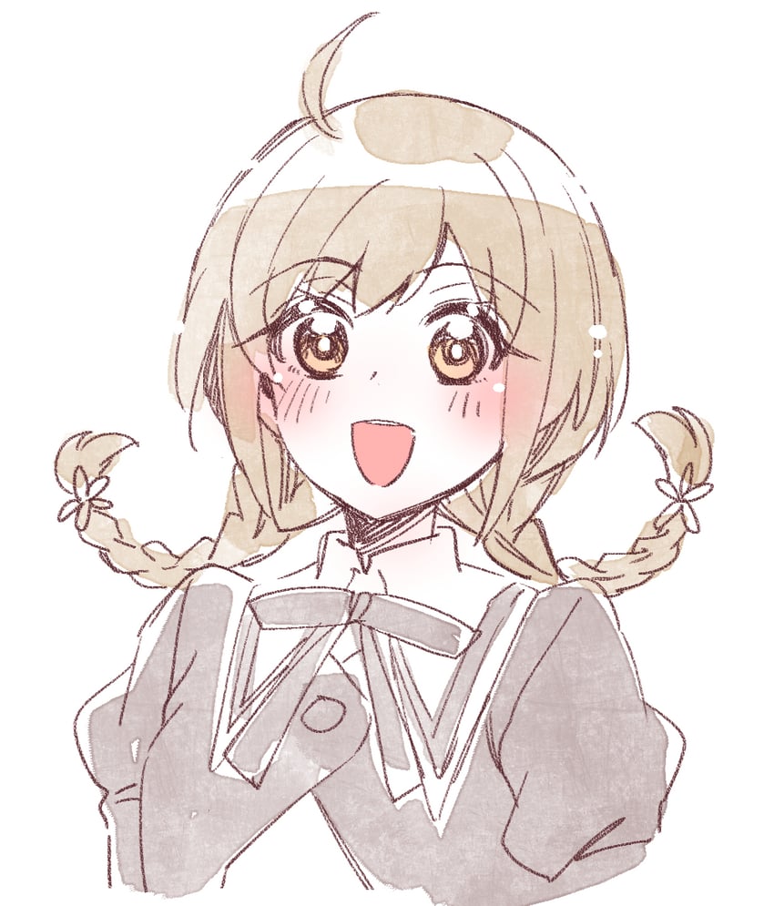 rokkaku shiori (assault lily) drawn by sorato_(astllatte)