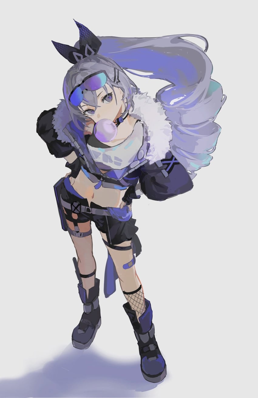silver wolf (honkai and 1 more) drawn by aco_gbfg