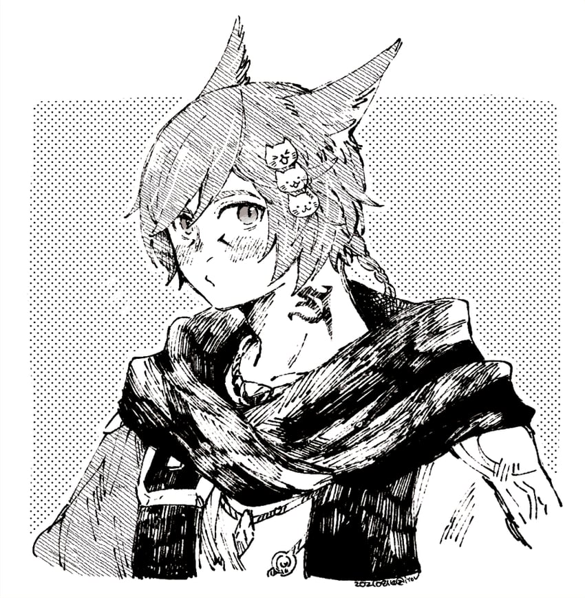 g'raha tia (final fantasy and 1 more) drawn by itowo_(itowc)