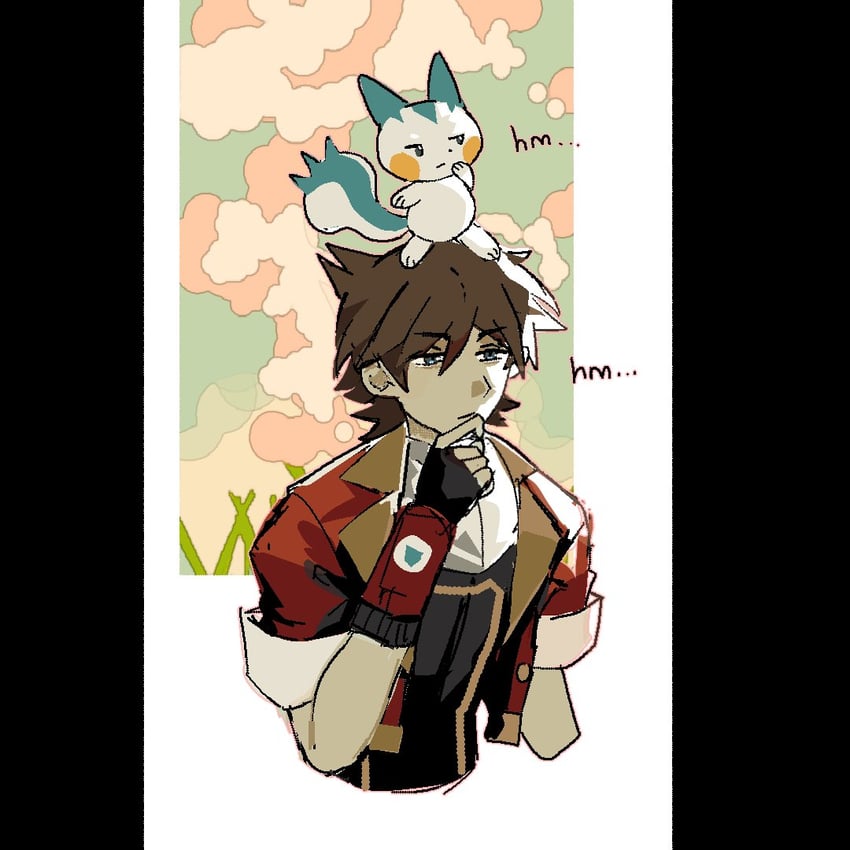 pachirisu and kellyn (pokemon and 2 more) drawn by fuwabbit