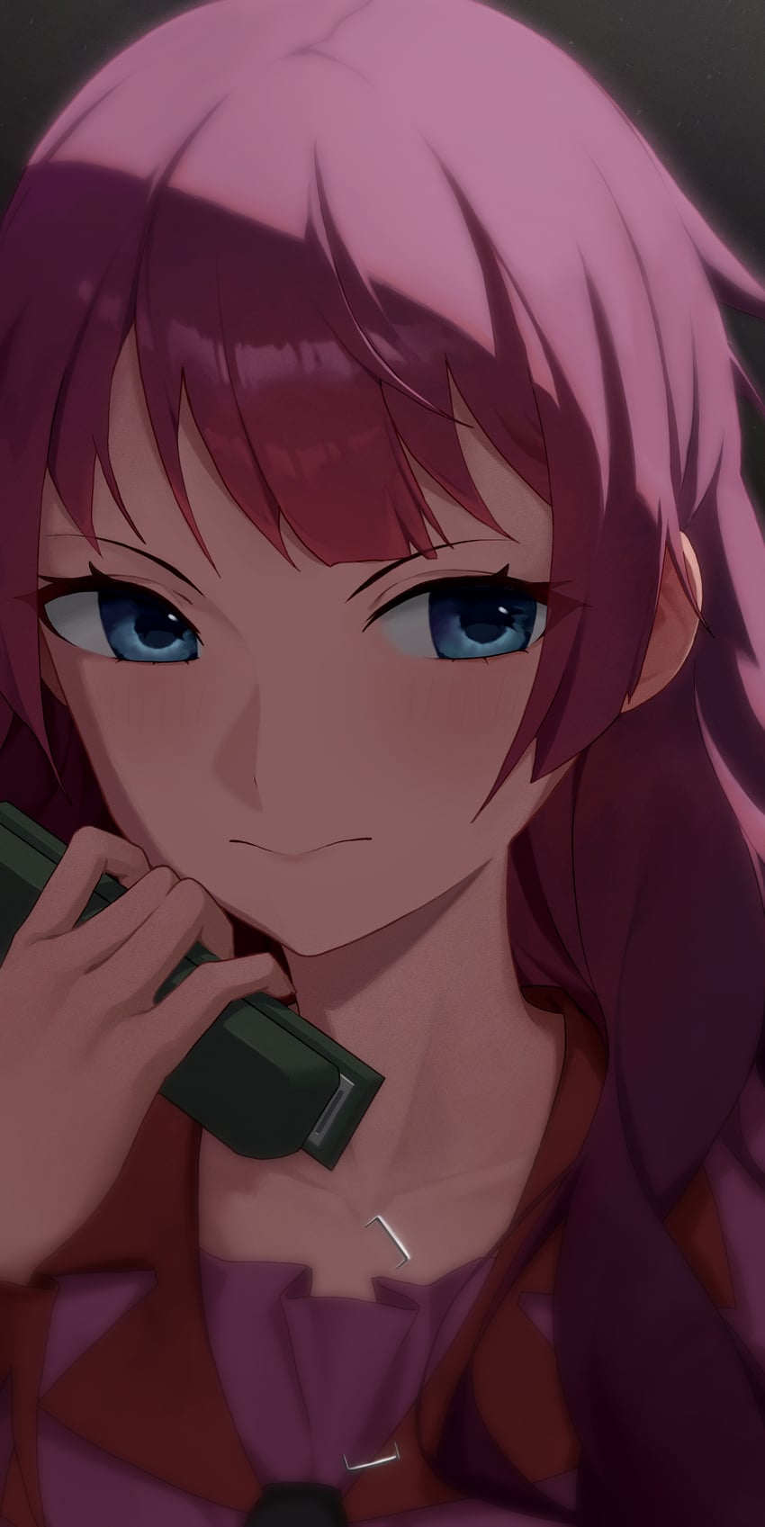 senjougahara hitagi (monogatari and 1 more) drawn by shi4_shi