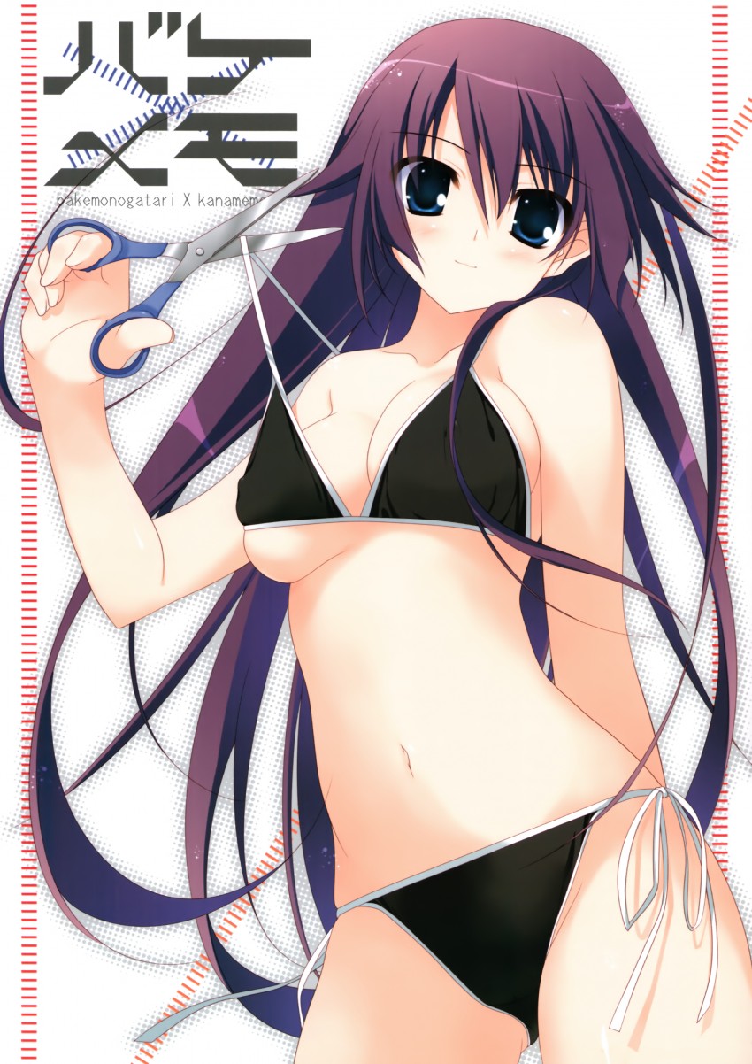 senjougahara hitagi (monogatari and 1 more) drawn by chikotam