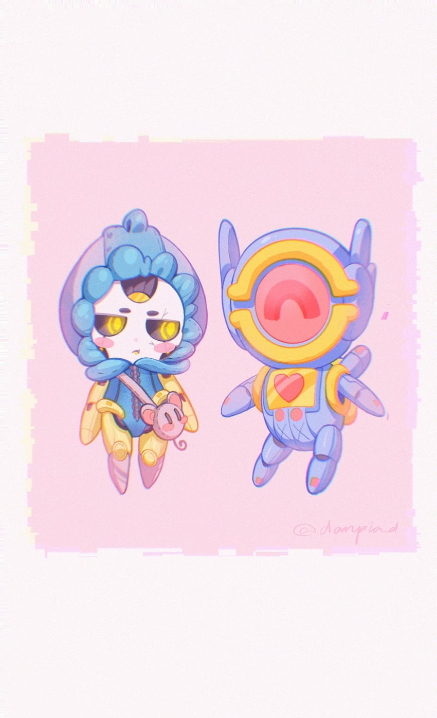 ash and pathfinder (apex legends and 1 more) drawn by danieldanlllll