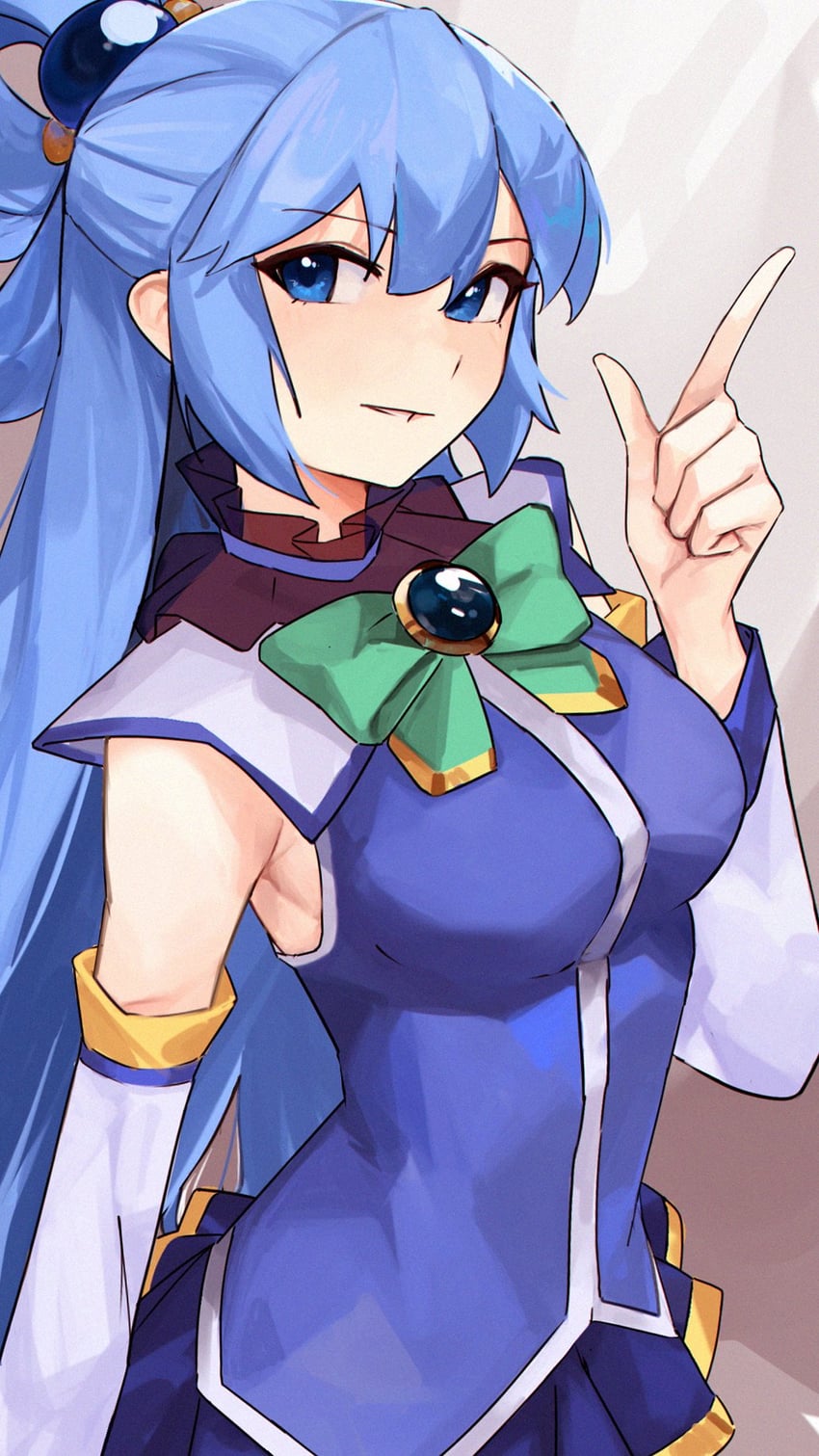 aqua (kono subarashii sekai ni shukufuku wo!) drawn by vergil_mon