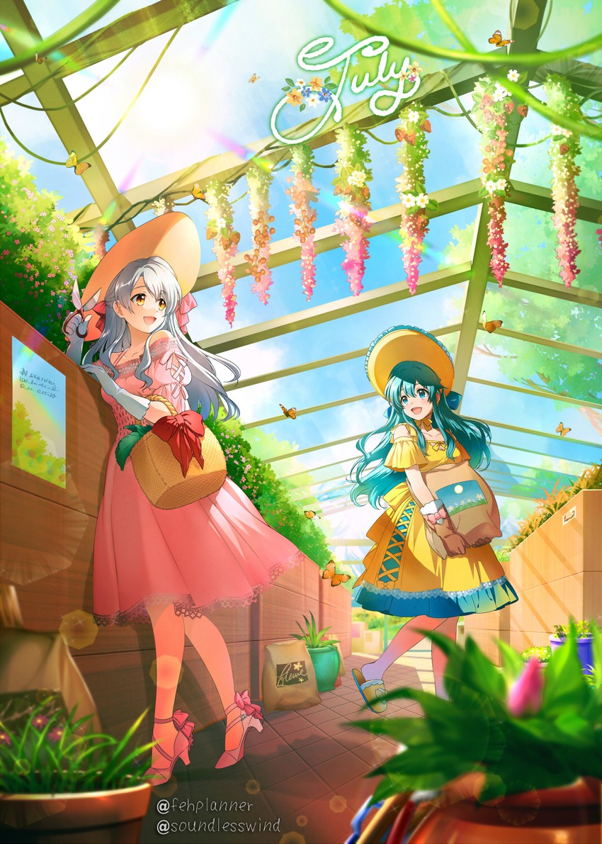 micaiah and eirika (fire emblem and 2 more) drawn by kaze-hime