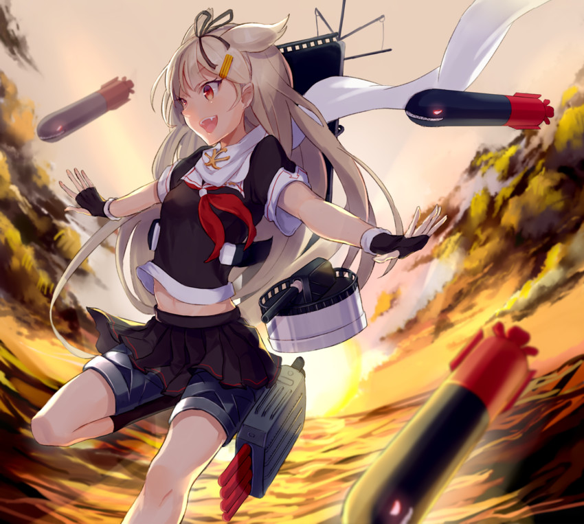 yuudachi and yuudachi kai ni (kantai collection) drawn by gi_(melmail)