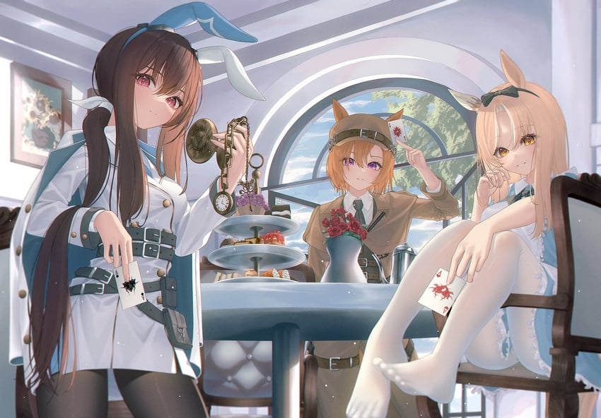 admire vega, t.m. opera o, and narita top road (umamusume and 1 more) drawn by rang_c