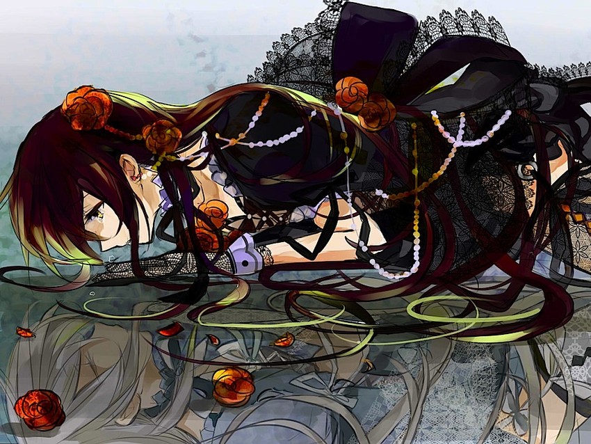 alice and will of the abyss (pandora hearts) drawn by mannha