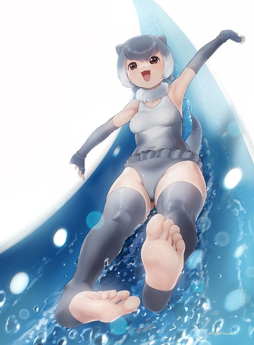 small-clawed otter (kemono friends) drawn by beleven