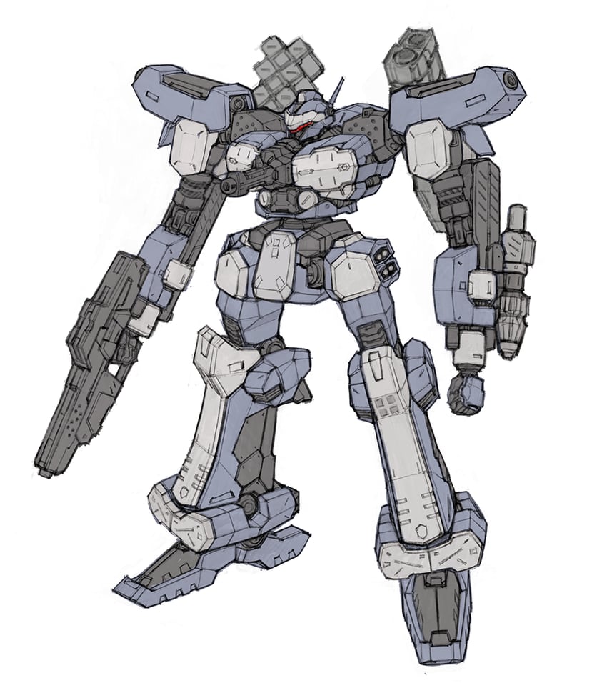 armored core and 1 more drawn by labombardier!