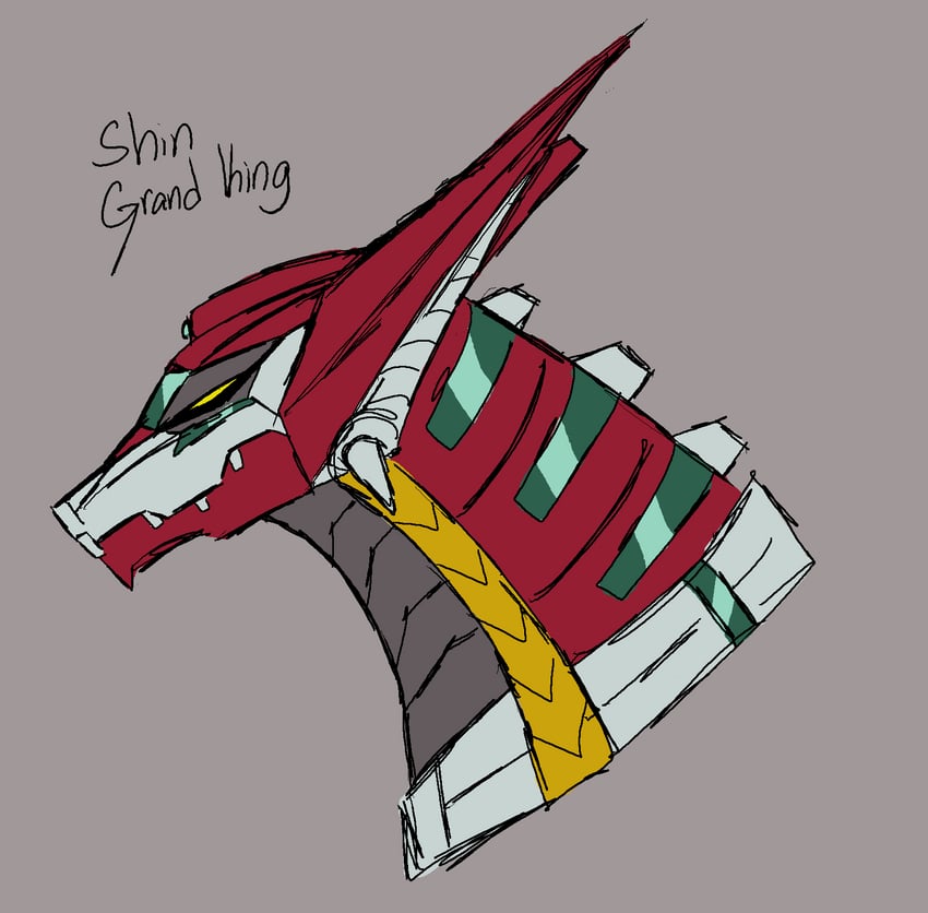 shin getter-1, shin getter dragon, and grand king (ultra series and 3 more) drawn by plasmili0