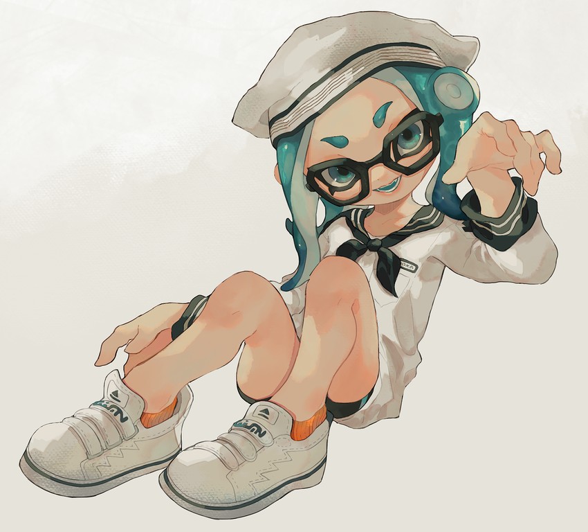 octoling player character and octoling girl (splatoon and 1 more) drawn by ze090