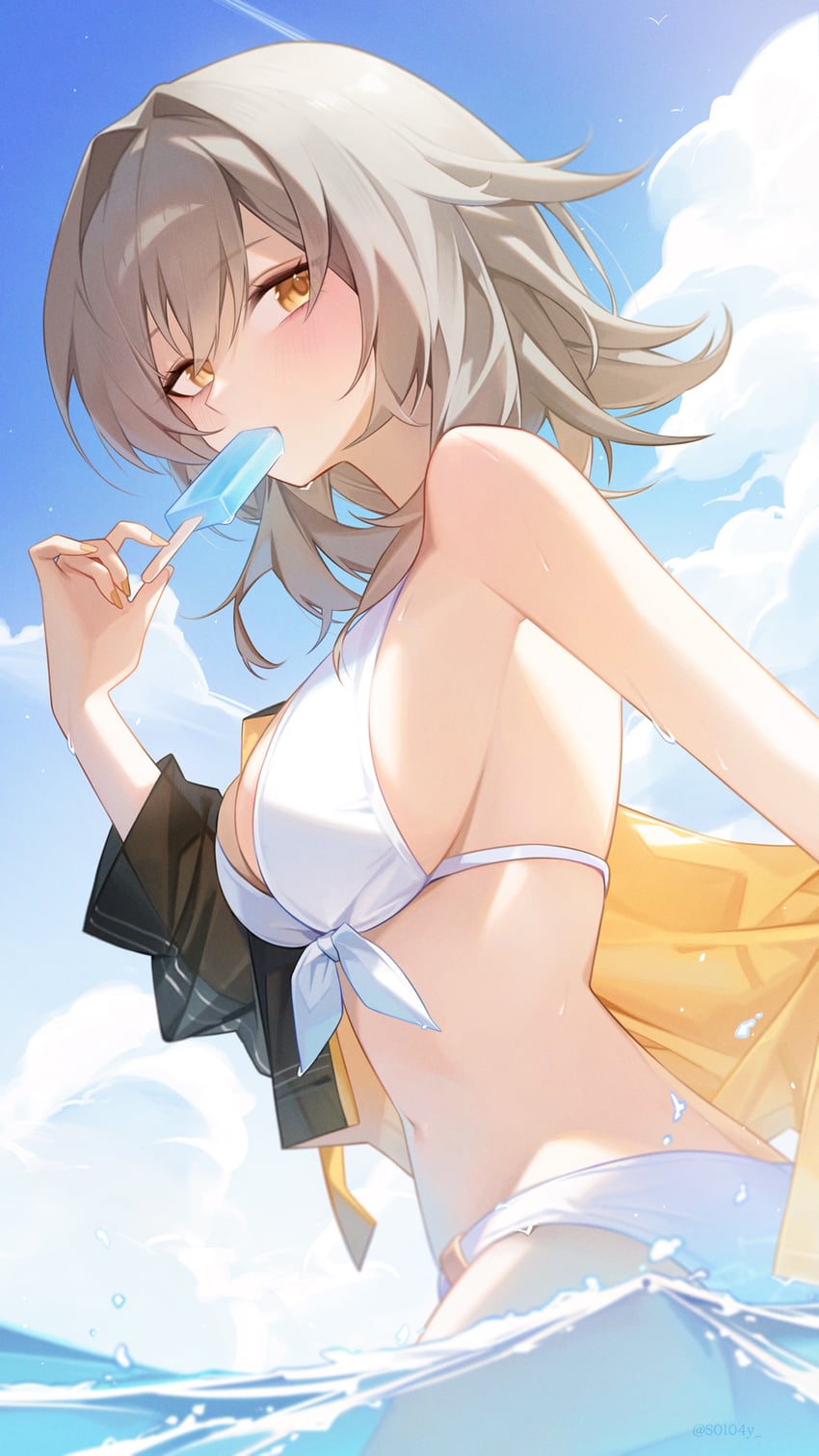 trailblazer and stelle (honkai and 1 more) drawn by s0104y