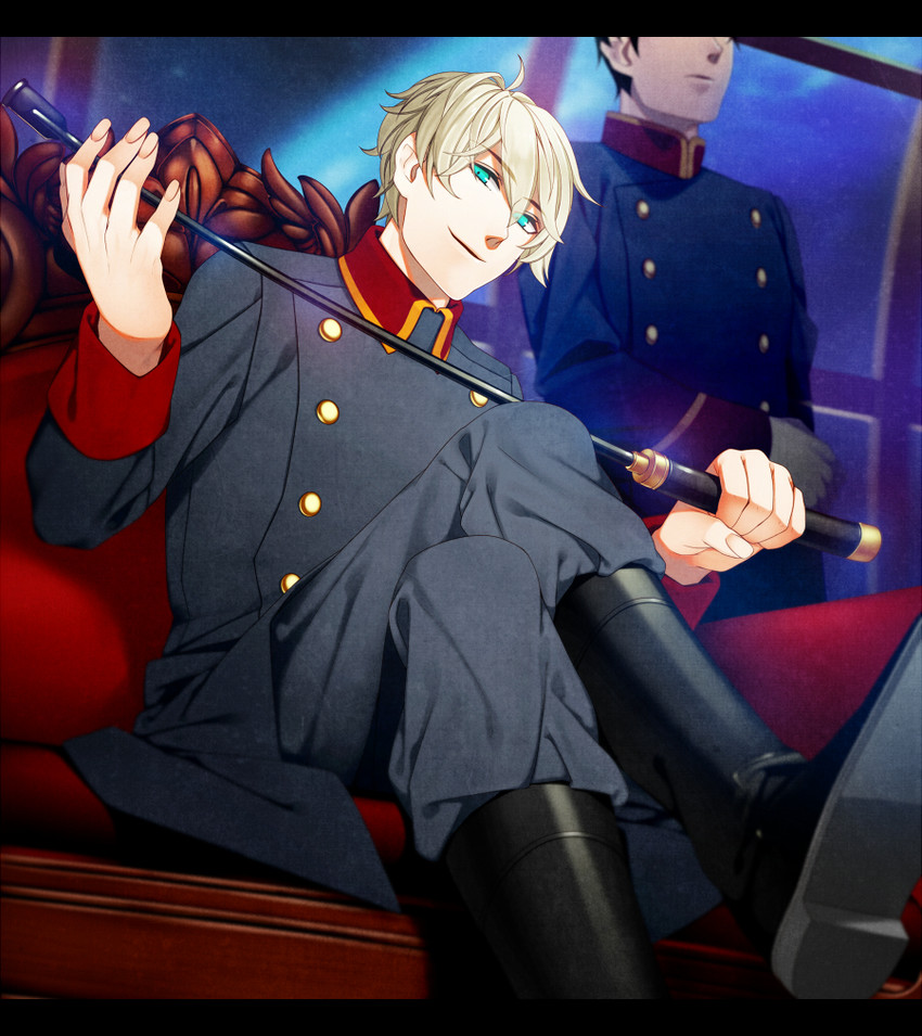 slaine troyard and harklight (aldnoah.zero) drawn by tamaki_(marginal)