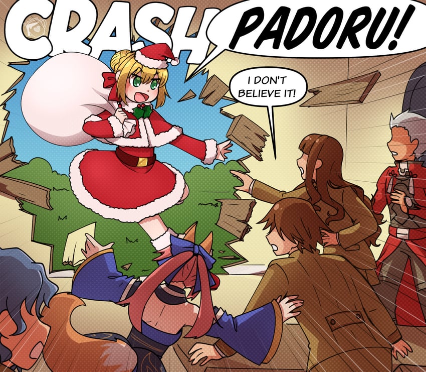 tamamo, nero claudius, tamamo no mae, archer, kishinami hakuno, and 1 more (fate and 2 more) drawn by didudraws