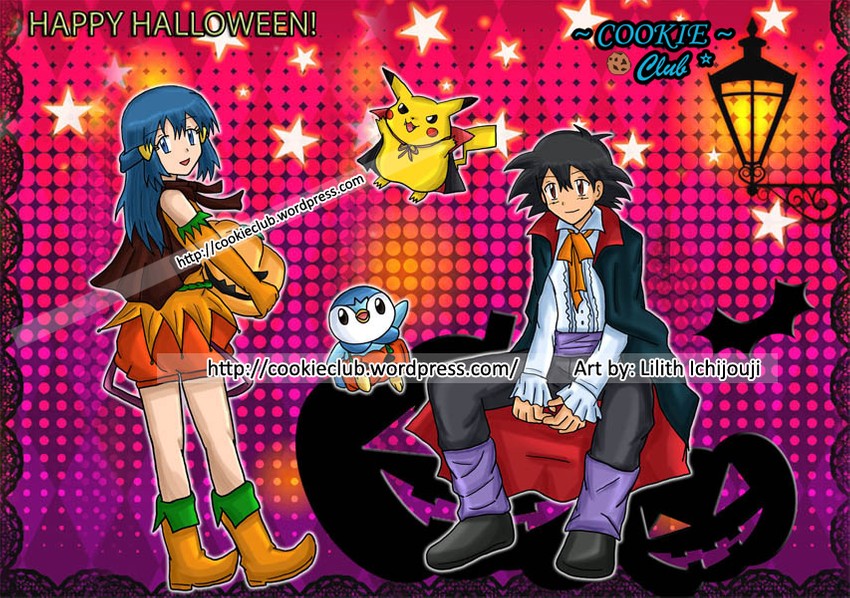 pikachu, dawn, ash ketchum, and piplup (pokemon and 1 more) drawn by lilithichijouji