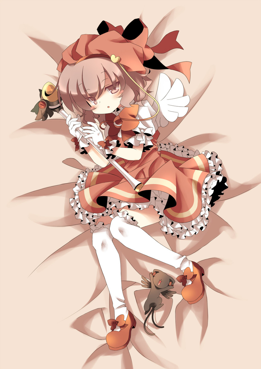 komeiji satori, kaenbyou rin, reiuji utsuho, kinomoto sakura, and kero (touhou and 1 more) drawn by anju_(mocomocousagi)