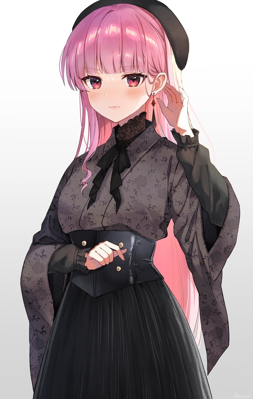 mori calliope (hololive and 1 more) drawn by kura_noi