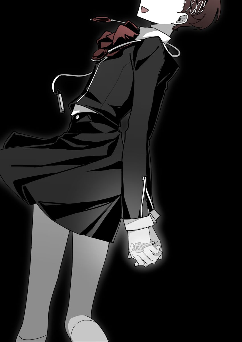 shiomi kotone (persona and 2 more) drawn by eca_leaf